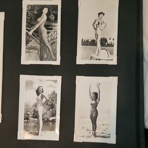 Vintage Black and White Pin-Up Photos